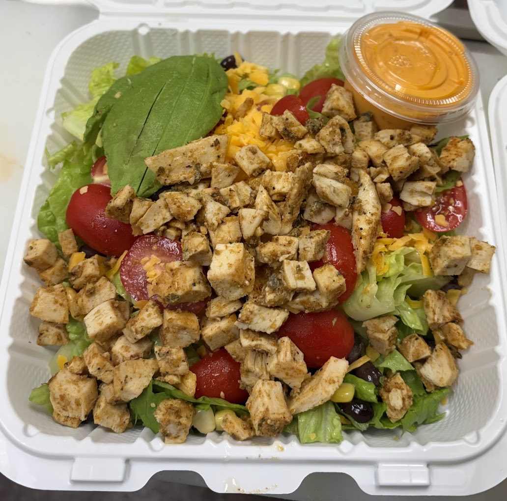 Grilled chicken salad from PH Deli & Mini Market